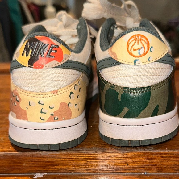 Kids dunks sail multi camo size 5.5y - Picture 4 of 7